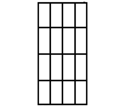 Dušinurga Sein, Matt Karastatud Klaas, 80 X 195 Cm