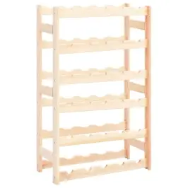 Vīna Pudeļu Statīvs 30 Pudelēm, Priedes Koks Vidaxl