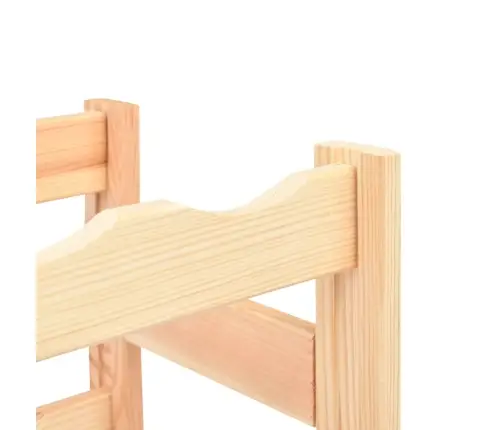 Vīna Pudeļu Statīvs 56 Pudelēm, Priedes Koks Vidaxl