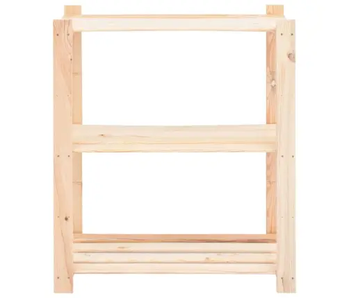 Lentyna Daiktams, 3 Aukštų, 80X38X90cm Pušies Masyvas, 150Kg