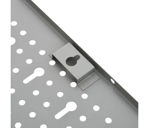 Perforēti Sienas Paneļi Ar Āķiem, 3 Gab., 40X58 Cm, Tērauds Vidaxl