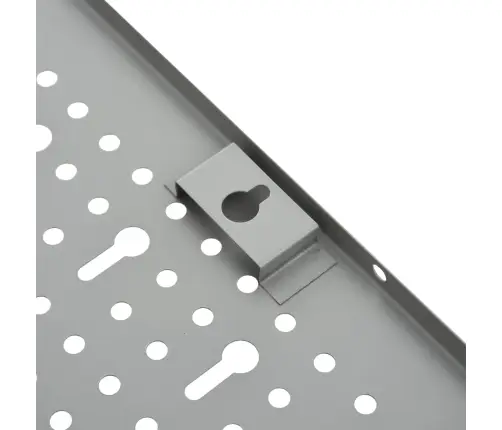 Perforēti Sienas Paneļi Ar Āķiem, 4 Gab., 40X58 Cm, Tērauds Vidaxl