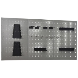 Perforēti Sienas Paneļi Ar Āķiem, 3 Gab., 40X58 Cm, Tērauds Vidaxl