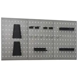Perforēti Sienas Paneļi Ar Āķiem, 3 Gab., 40X58 Cm, Tērauds Vidaxl