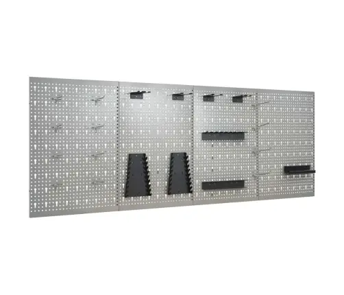 Seinale Paigaldatav Pulkadega Paneel, 4 Tk, 40 X 58 cm Teras