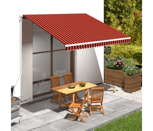 Varikatuse Riie, Oranž Ja Pruun, 400 X 300 Cm