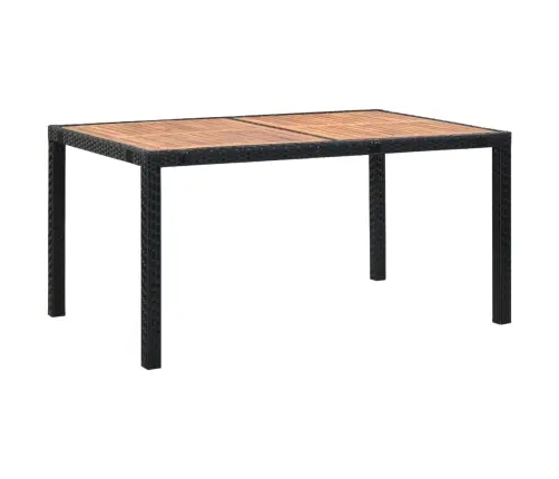 7-Daļīgs Dārza Mēbeļu Komplekts, Pe Rotangpalma, Akācijas Koks Vidaxl