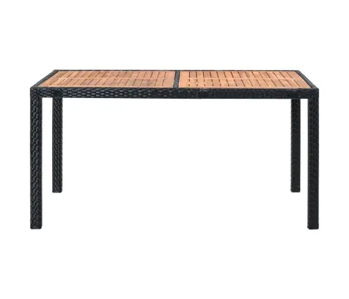 7-Daļīgs Dārza Mēbeļu Komplekts, Pe Rotangpalma, Akācijas Koks Vidaxl