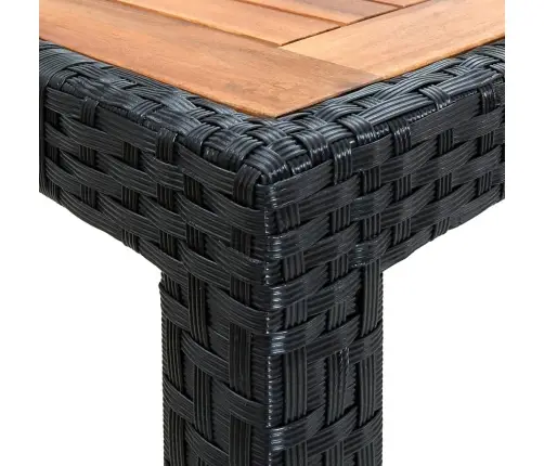 7-Daļīgs Dārza Mēbeļu Komplekts, Pe Rotangpalma, Akācijas Koks Vidaxl