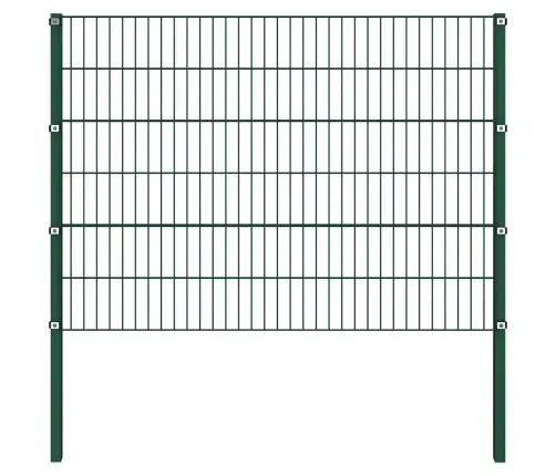 Žoga Panelis Ar Stabiem, Dzelzs, 1040 Cm, Zaļš Vidaxl