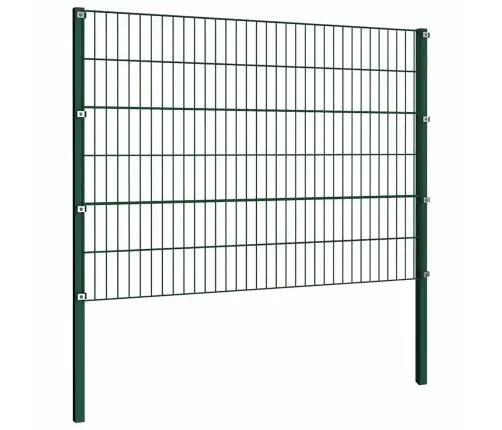 Žoga Panelis Ar Stabiem, Dzelzs, 1040 Cm, Zaļš Vidaxl