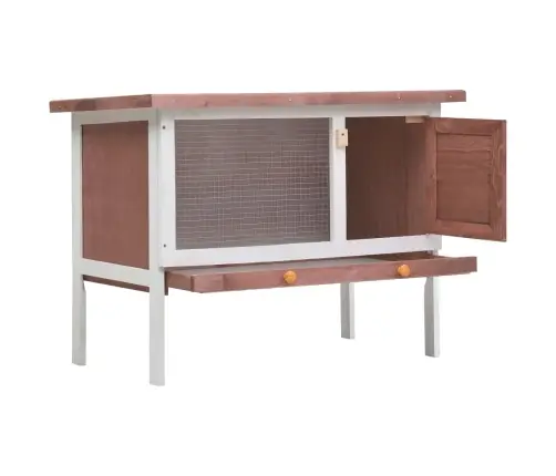 Lauko Narvas Triušiams, Rudos Spalvos, Mediena, 1 Aukštas