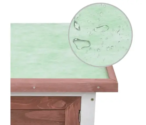 Lauko Narvas Triušiams, Rudos Spalvos, Mediena, 1 Aukštas