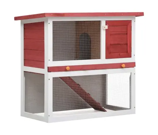 Āra Trušu Būris, 1 Durvis, Sarkans Koks Vidaxl