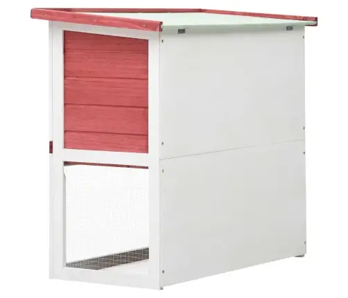 Āra Trušu Būris, 1 Durvis, Sarkans Koks Vidaxl