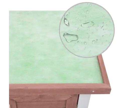 Lauko Narvas Triušiams, Rudos Spalvos, Mediena, Su 4 Durimis