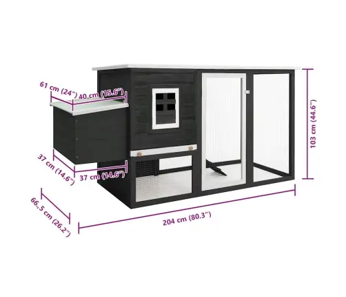 Lauko Narvas Viščiukams-Vištidė Su Lizdu, Pilkas, Mediena