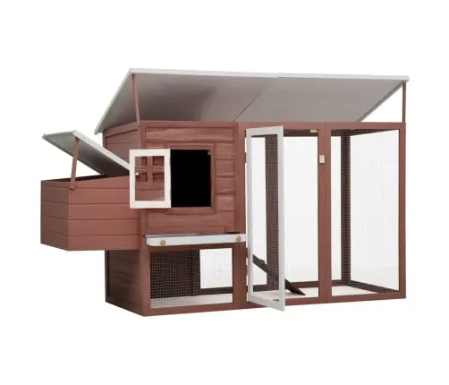 Lauko Narvas Viščiukams-Vištidė Su Lizdu, Rudas, Mediena