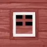 Õues Kasutatav Kanakuut, 1 Munapuur, Punane, Puit