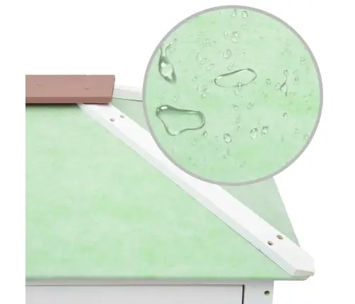 Dzīvnieku Būris Ar Dubulto Grīdu, Brūns Koks Vidaxl