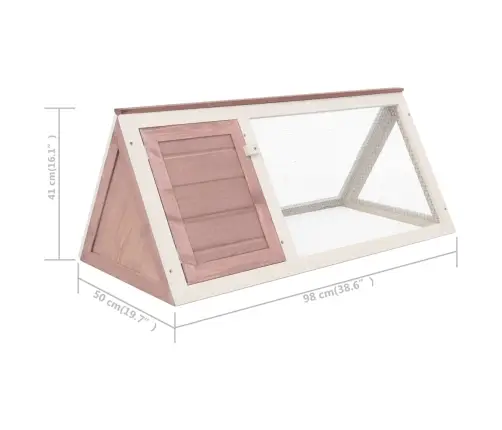 Dzīvnieku Būris, Brūns Koks Vidaxl