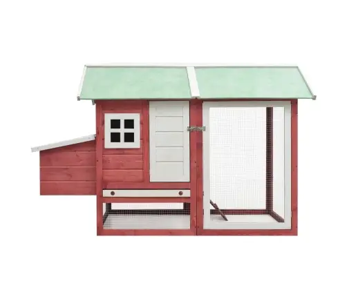 Kanakuut Punane 170 X 81 X 110 Cm Männi- Ja Kuusepuidust