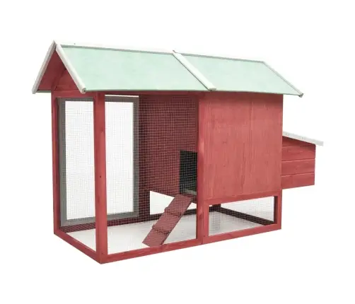 Kanakuut Punane 170 X 81 X 110 Cm Männi- Ja Kuusepuidust