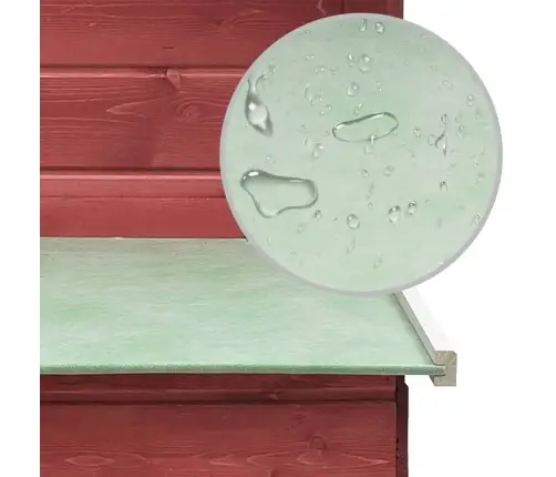 Kanakuut Punane 170 X 81 X 110 Cm Männi- Ja Kuusepuidust