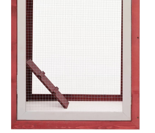 Kanakuut Punane 170 X 81 X 110 Cm Männi- Ja Kuusepuidust