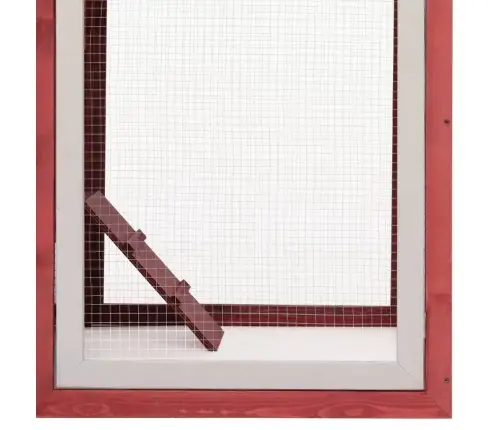 Kanakuut Punane 170 X 81 X 110 Cm Männi- Ja Kuusepuidust