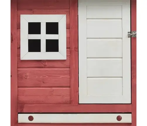 Kanakuut Punane 170 X 81 X 110 Cm Männi- Ja Kuusepuidust