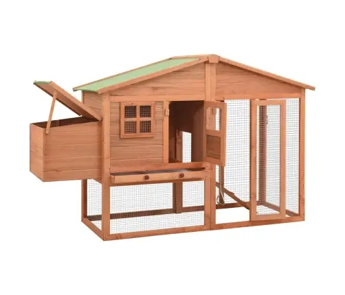 Vistu Būris Ar Perētavu, Egles Masīvkoks Vidaxl