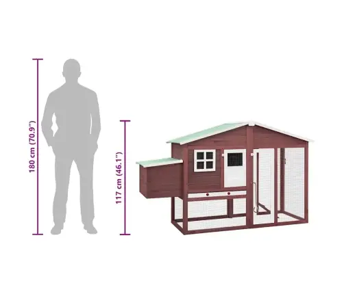 Vistu Būris Ar Perētavu, Mokas Un Baltā Krāsā, Egles Masīvkoks Vidaxl