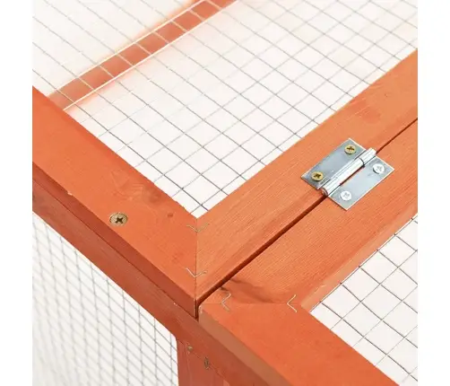 Narvas Triušiams, 124X120X60cm Eglės Medienos Masyvas