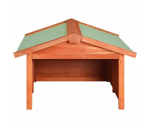 Robotizēta Zāles Pļāvēja Garāža, 72X87X50 Cm, Egles Masīvkoks Vidaxl