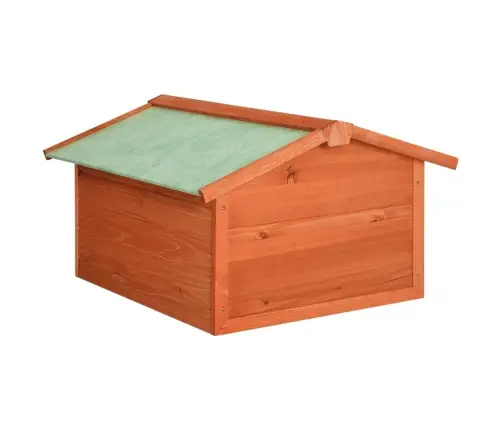 Robotizēta Zāles Pļāvēja Garāža, 72X87X50 Cm, Egles Masīvkoks Vidaxl