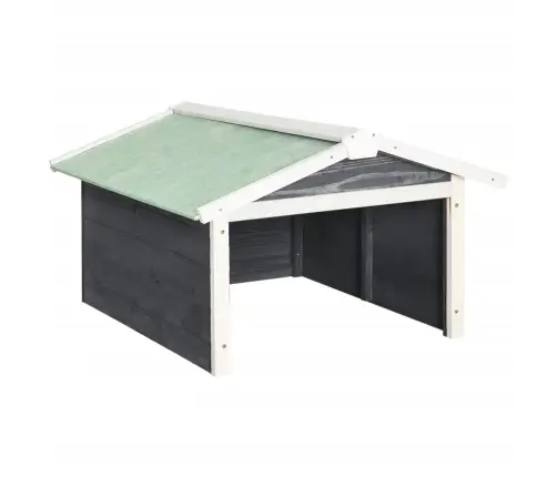 Robotizēta Zāles Pļāvēja Garāža, Pelēka Un Balta, 72X87X50 Cm Vidaxl