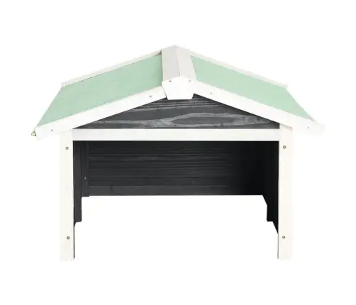 Robotizēta Zāles Pļāvēja Garāža, Pelēka Un Balta, 72X87X50 Cm Vidaxl