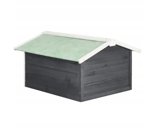 Robotizēta Zāles Pļāvēja Garāža, Pelēka Un Balta, 72X87X50 Cm Vidaxl