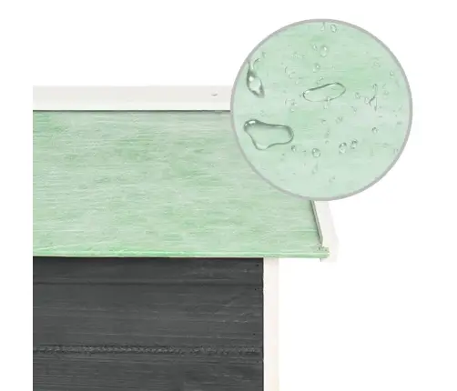 Robotizēta Zāles Pļāvēja Garāža, Pelēka Un Balta, 72X87X50 Cm Vidaxl