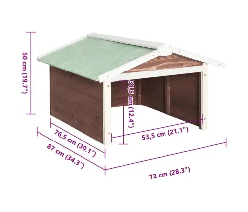 Roboto Vejapjovės Garažas, Moka Ir Baltas, 72X87X50cm Eglė