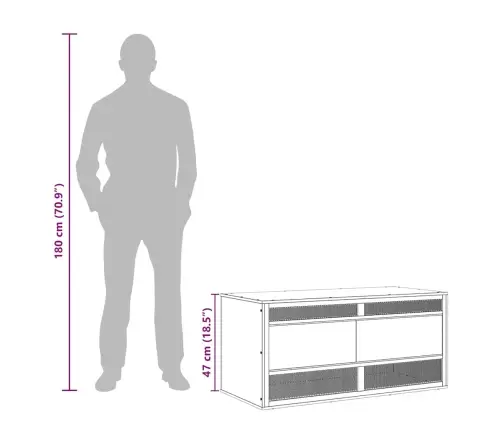 Terraarium, Tehispuit, 100 X 47 X 47 Cm
