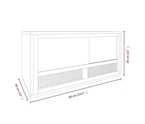 Terraarium, Tehispuit, 60 X 30 X 30 Cm