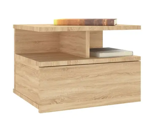 Naktsskapīši, 2 Gab., 40X31X27 Cm, Stiprināmi Pie Sienas Vidaxl