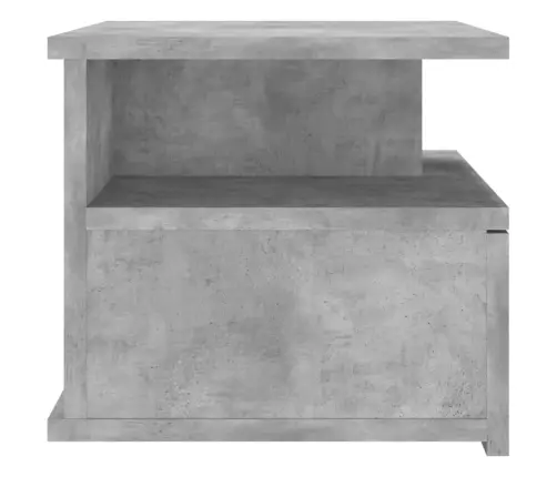 Naktsskapītis, 40X31X27 Cm, Inženierijas Koks, Betona Pelēks Vidaxl