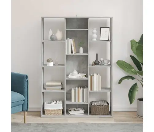 Istabas Aizslietnis, Pelēks, 100X24X140 Cm, Inženierijas Koks Vidaxl