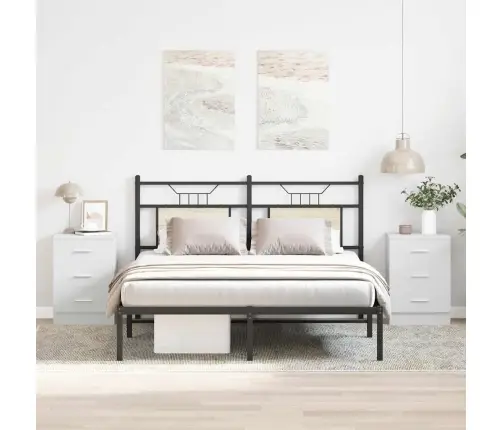 Naktsskapīši, 2 Gab., Balti, 38X35X56 Cm, Inženierijas Koks Vidaxl