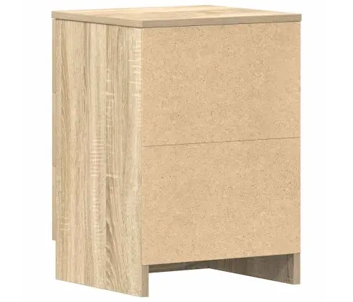 Naktsskapītis, Ozolkoka Krāsa, 38X35X56 Cm, Inženierijas Koks Vidaxl