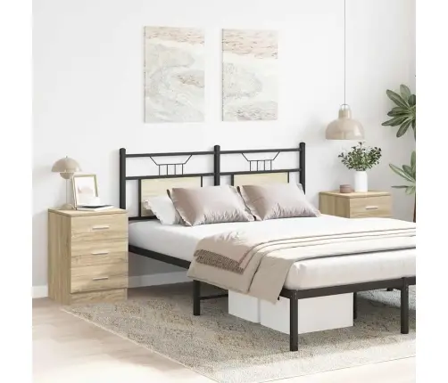 Öökapid, 2 Tk, Sonoma Tamm, 38 X 35 X 56 cm Tehispuit