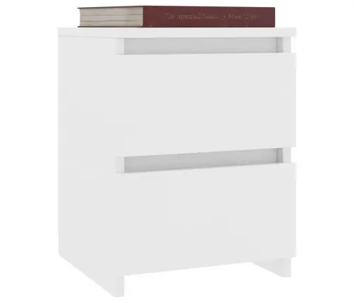 Naktsskapīši, 2 Gb., 30X30X40 Cm, Balti, Inženierijas Koks Vidaxl